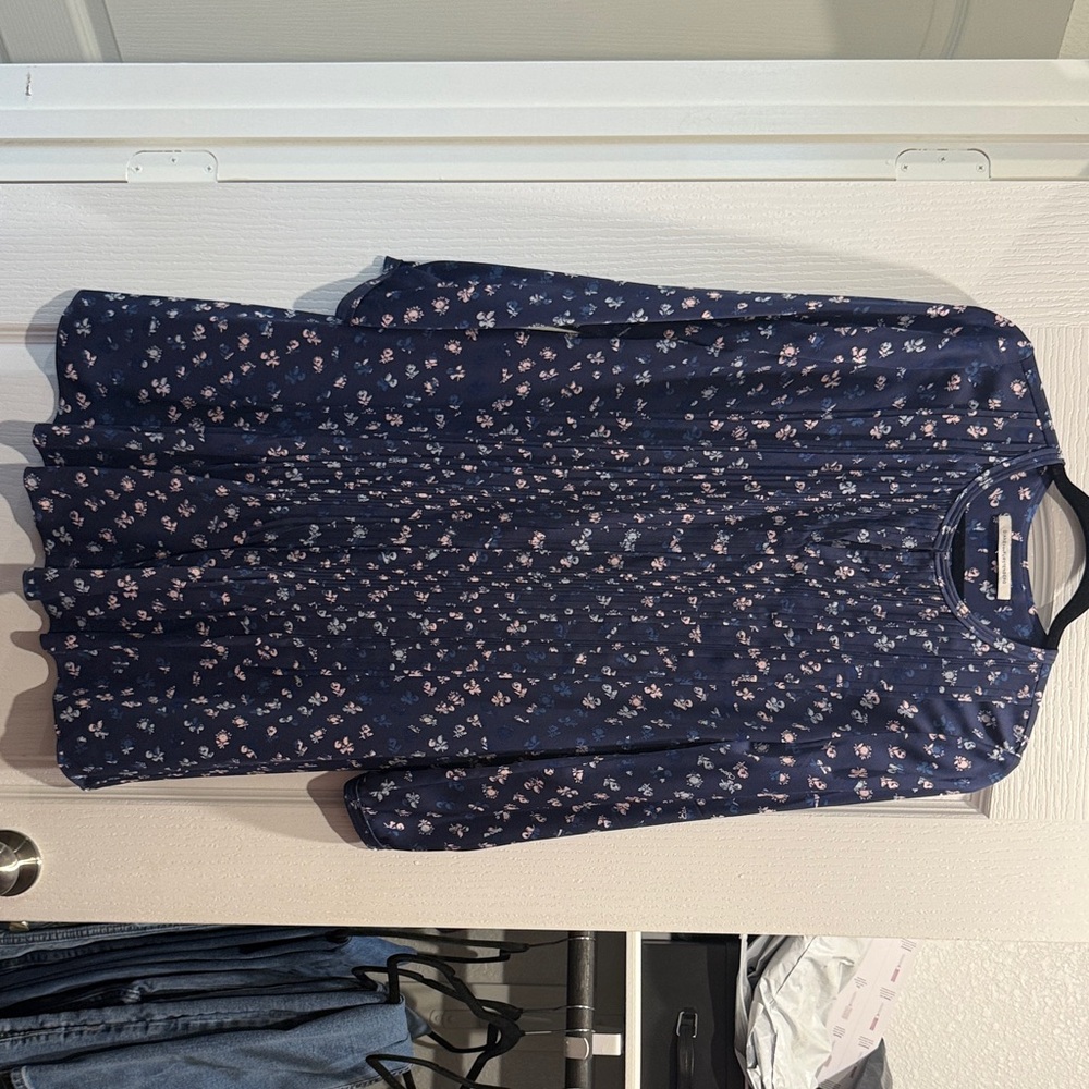 Diane Von Furstenberg Blue Floral Dress